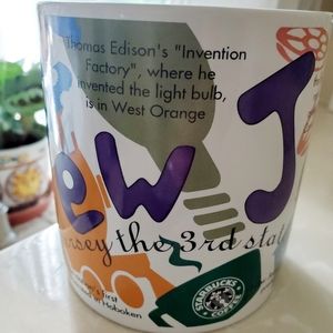 Large Starbucks States of Bean NJ Mug